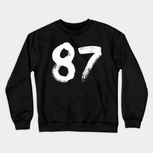 Number 87 Crewneck Sweatshirt